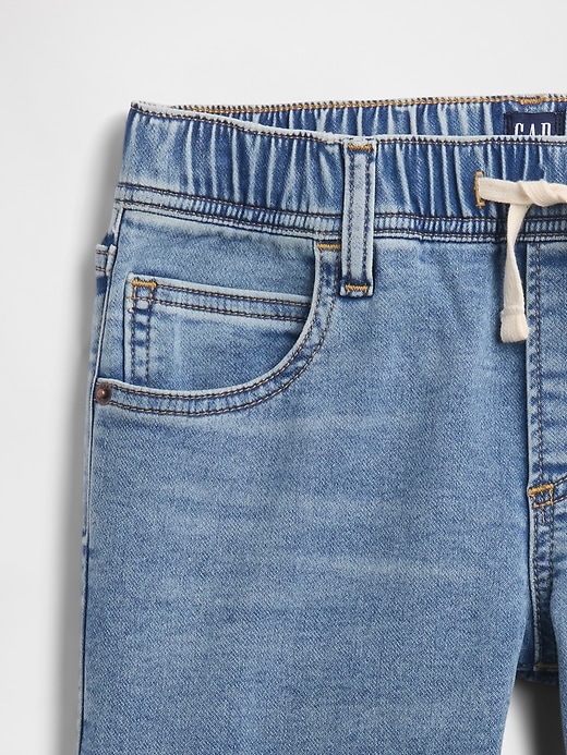 Image number 3 showing, Kids Pull-On Slim Sweatpant Jeans