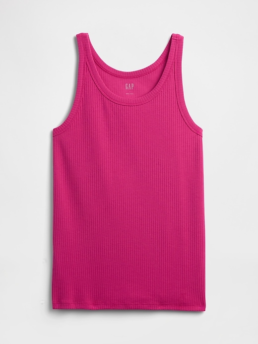 Image number 5 showing, Ribbed Scoopneck Tank Top