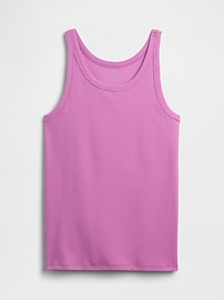 Ribbed Scoopneck Tank Top