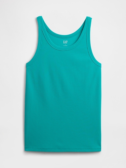 Image number 5 showing, Ribbed Scoopneck Tank Top