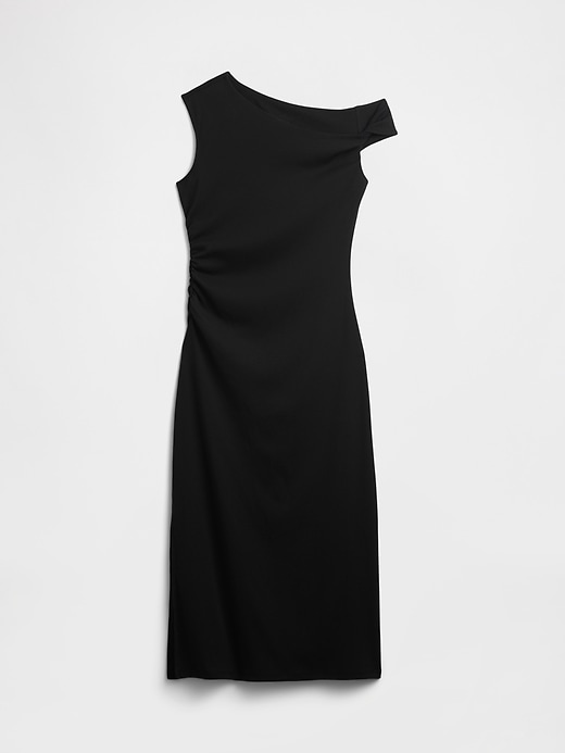 Image number 6 showing, Modern Ribbed One-Shoulder Midi Dress