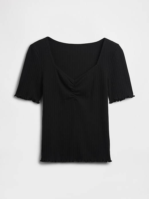 Image number 6 showing, Flutter Sleeve V-Neck Midi Dress