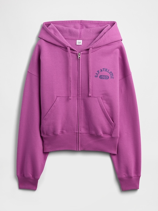 Image number 5 showing, Oversized Gap Graphic Zip Hoodie