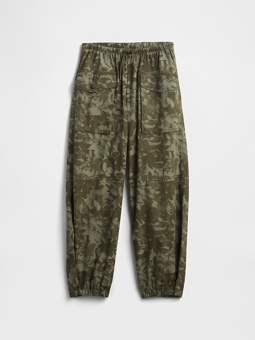 Image number 1 showing, Kids Parachute Cargo Pull-On Pants