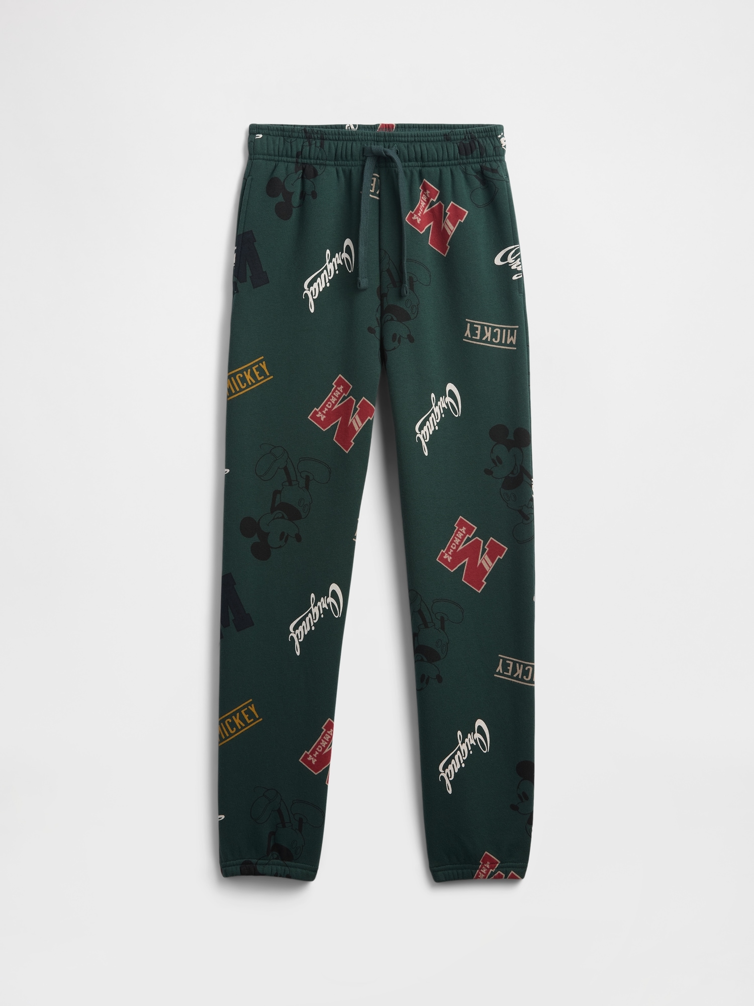 GapKids × Disney Mickey Mouse Relaxed Logo Joggers