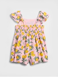 babyGap Print Flutter Romper