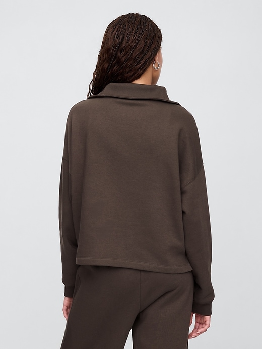 Image number 2 showing, Oversized Quarter-Zip Sweatshirt