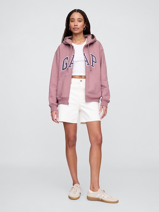 Image number 3 showing, Relaxed Gap Logo Zip Hoodie