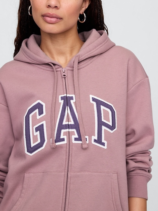 Image number 4 showing, Relaxed Gap Logo Zip Hoodie