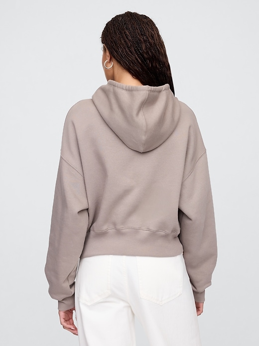 Image number 2 showing, Oversized Gap Graphic Zip Hoodie