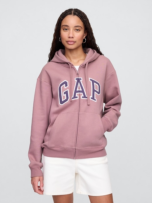 Image number 1 showing, Relaxed Gap Logo Zip Hoodie