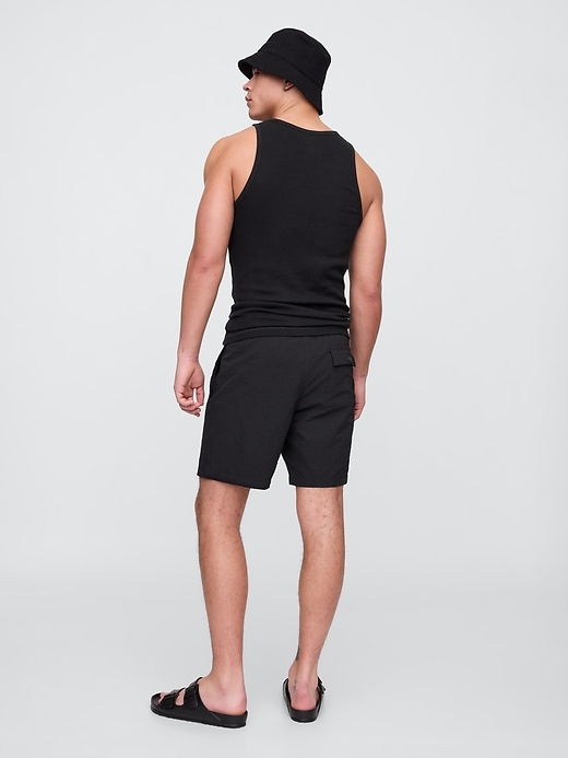 Image number 2 showing, 6" Relaxed Seersucker Swim Trunks