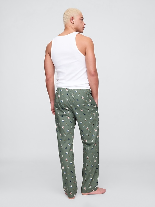 Image number 2 showing, Relaxed Poplin PJ Pants