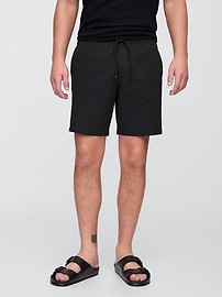 6" Relaxed Seersucker Swim Trunks