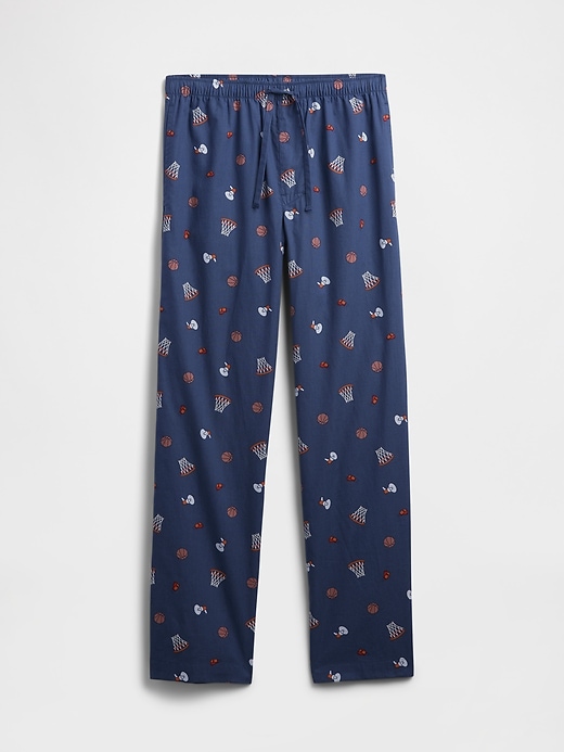 Image number 4 showing, Relaxed Poplin PJ Pants