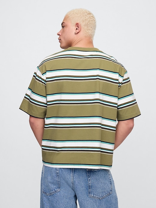 Image number 2 showing, Vintage Soft Stripe Boxy T-Shirt
