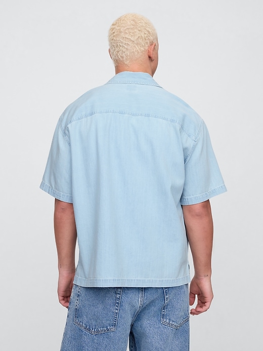 Image number 2 showing, Denim Vacay Shirt in Boxy Fit
