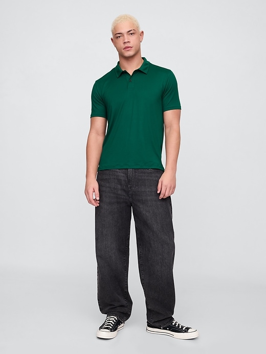 Image number 3 showing, GapFit Recycled Performance Polo Shirt