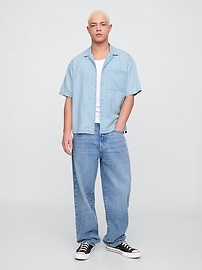 Denim Shirt in Boxy Fit
