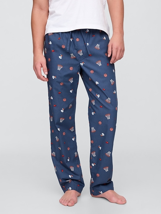 Image number 3 showing, Relaxed Poplin PJ Pants