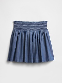 Kids Relaxed Smocked Skirt