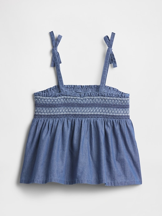 Image number 3 showing, Kids Smocked Peplum Top