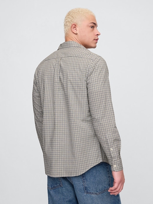 Image number 2 showing, Stretch Poplin Shirt in Standard Fit