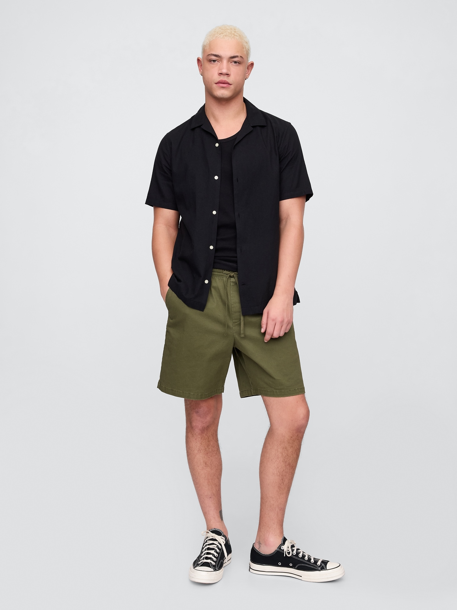 7" Essential Easy Shorts - Green