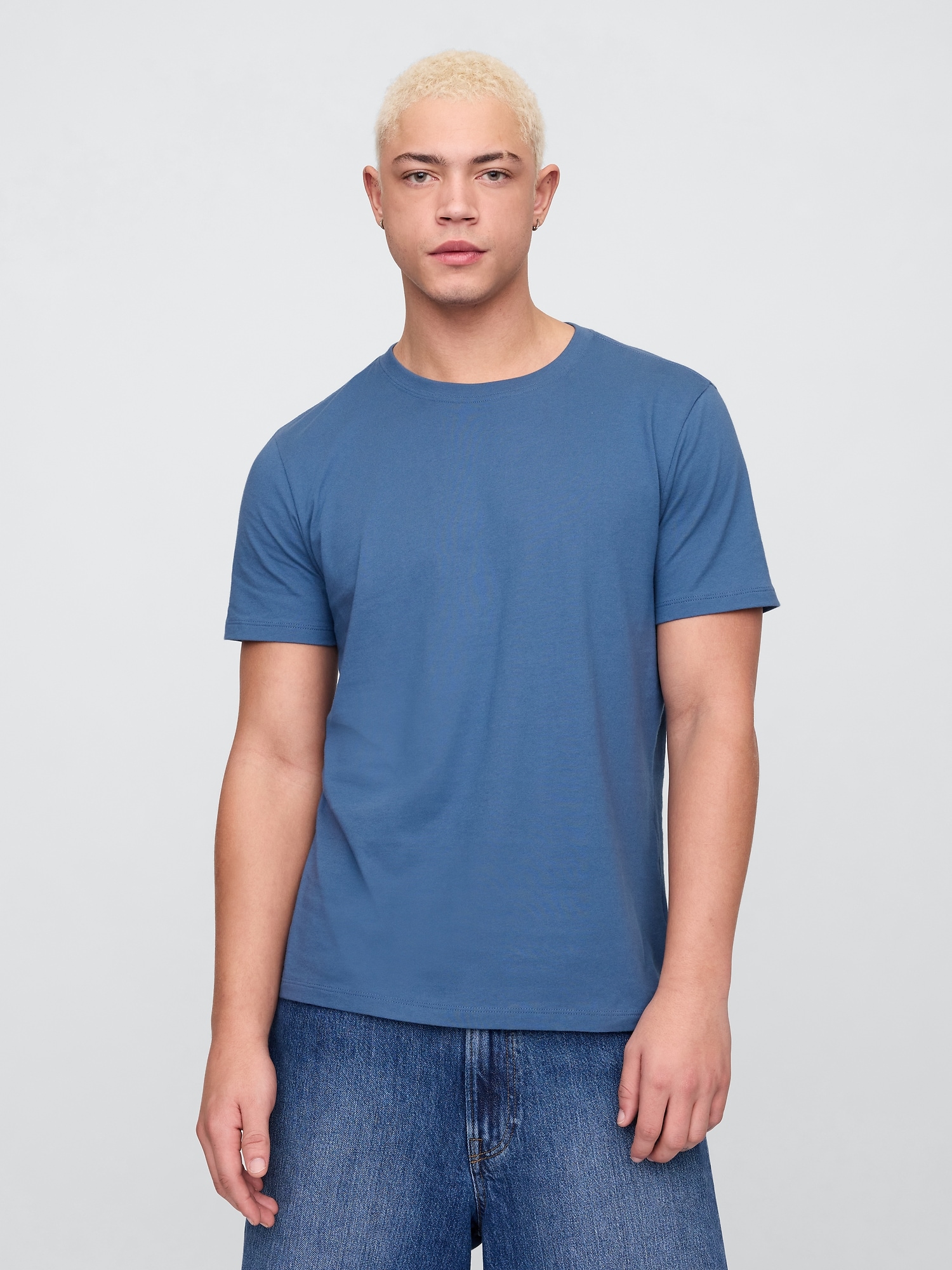 Everyday Soft Crewneck T-Shirt - Blue