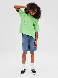 Kids Relaxed Washed Crewneck T-Shirt