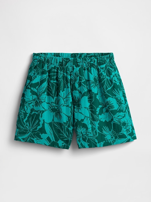 Image number 7 showing, High Rise Relaxed Pull-On Gauze Shorts