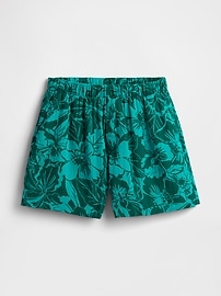 High Rise Relaxed Pull-On Gauze Shorts
