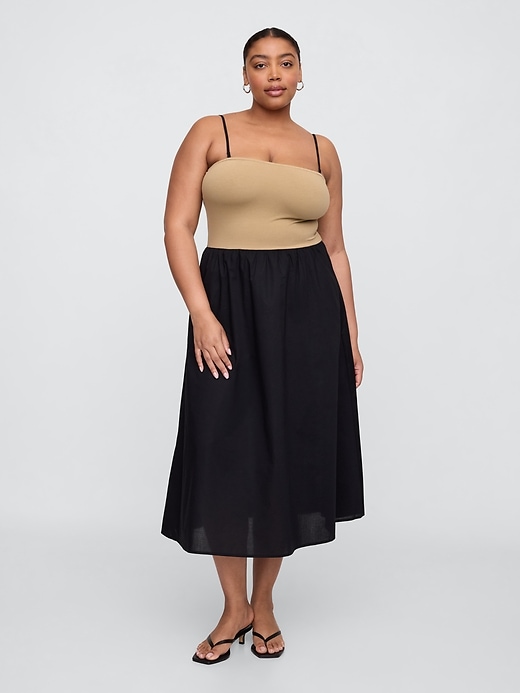 Image number 4 showing, Poplin Midi Dress