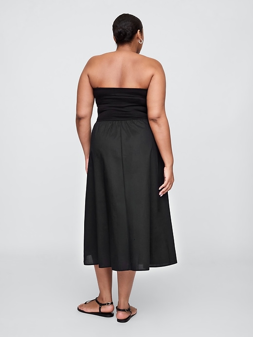 Image number 5 showing, Poplin Midi Dress