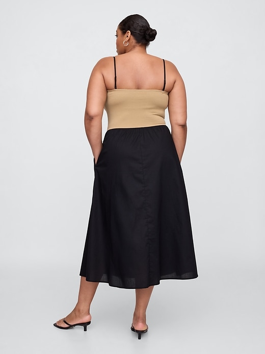 Image number 5 showing, Poplin Midi Dress