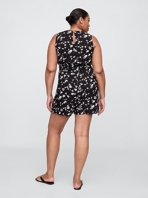 Image number 5 showing, Smocked V-Neck Romper