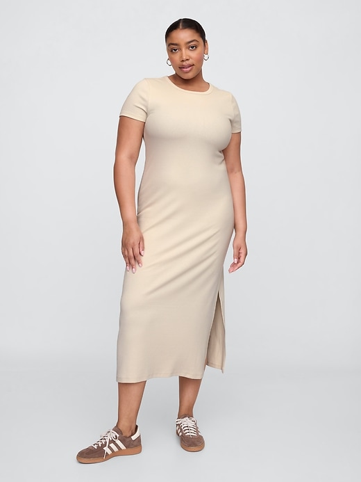Image number 4 showing, Ribbed Maxi Dress