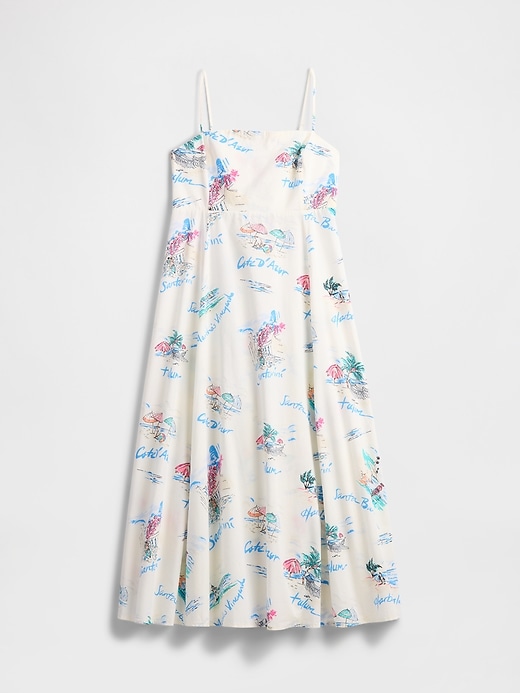 Image number 6 showing, Poplin Squareneck Maxi Dress