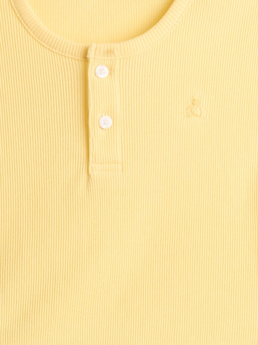 Image number 4 showing, Baby Ribbed Henley Two-Piece Outfit Set