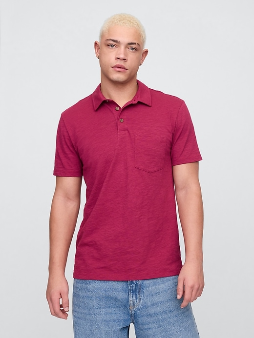 Image number 1 showing, Lived-In Polo Shirt