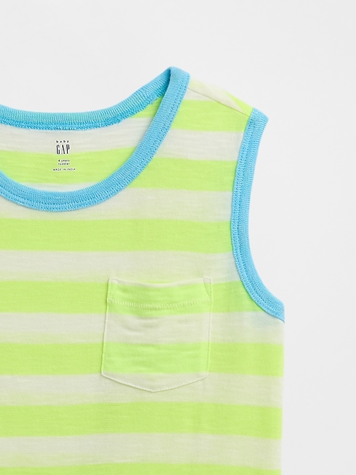 Image number 3 showing, babyGap Stripe Pocket Tank Top