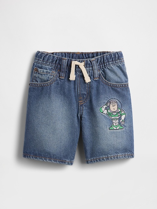 babyGap × Disney Toy Story Pull-On Loose Denim Shorts