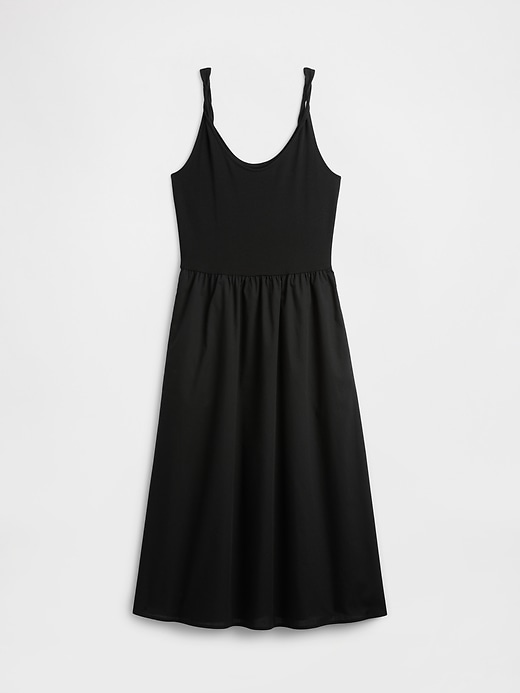 Image number 6 showing, Twist-Strap Scoopneck Midi Dress