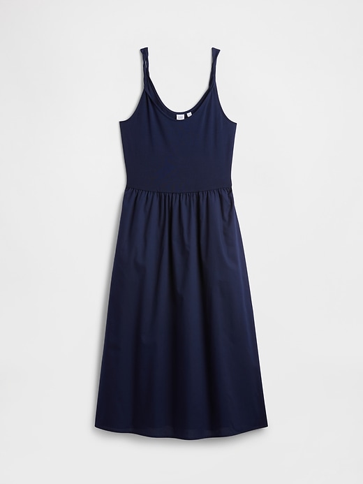 Image number 6 showing, Twist-Strap Scoopneck Midi Dress