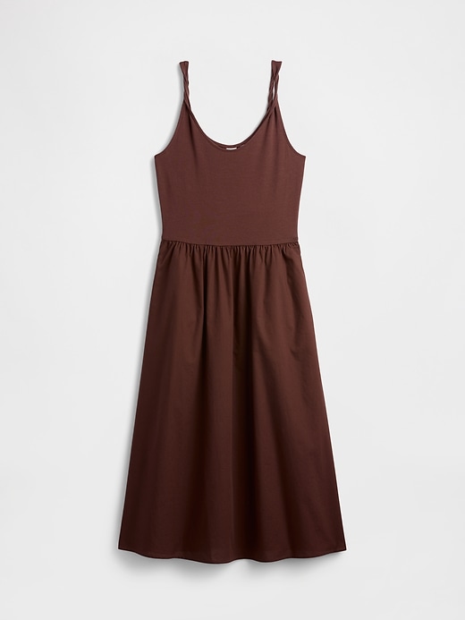 Image number 6 showing, Twist-Strap Scoopneck Midi Dress