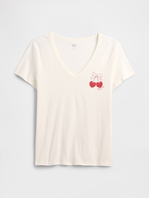 Image number 5 showing, Favorite V-Neck Graphic T-Shirt