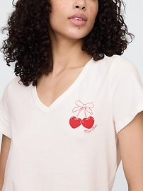 Favorite V-Neck Graphic T-Shirt