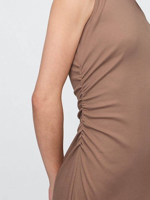 Image number 3 showing, Modern Ribbed One-Shoulder Midi Dress