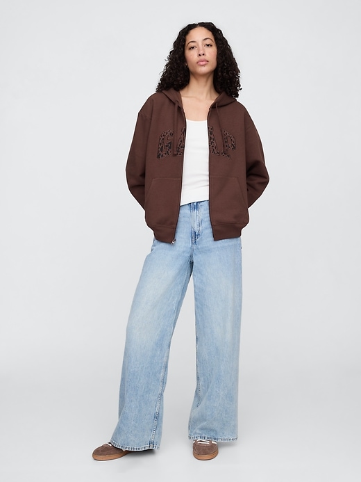 Image number 3 showing, Relaxed Gap Logo Zip Hoodie