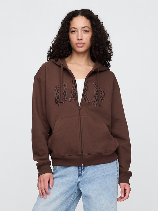 Image number 1 showing, Relaxed Gap Logo Zip Hoodie